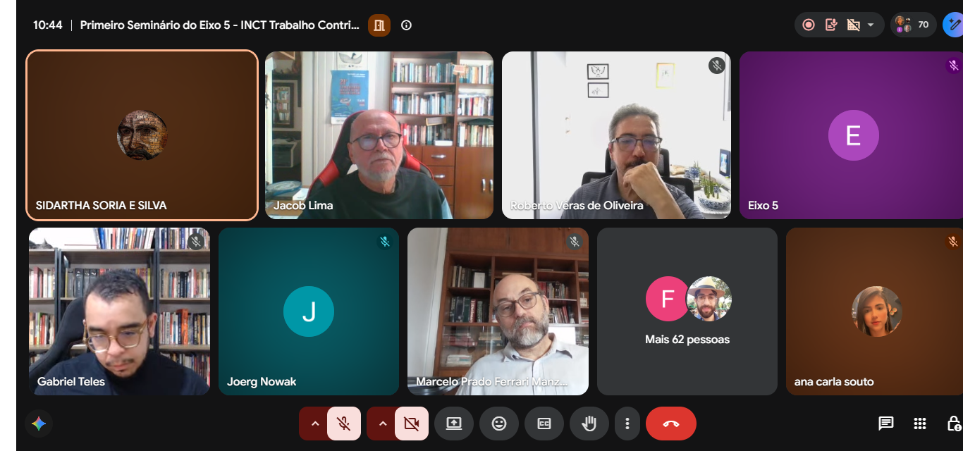 INCT Trabalho debate teorias críticas e transformações laborais na era digital 